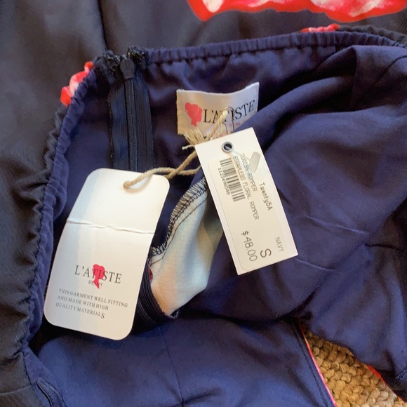 Strapless floral romper - Picture 3 of 3